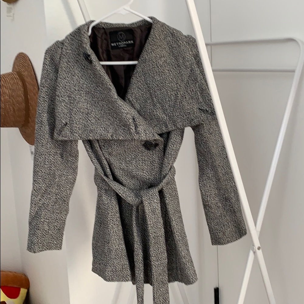 MetroPark large collar jacket